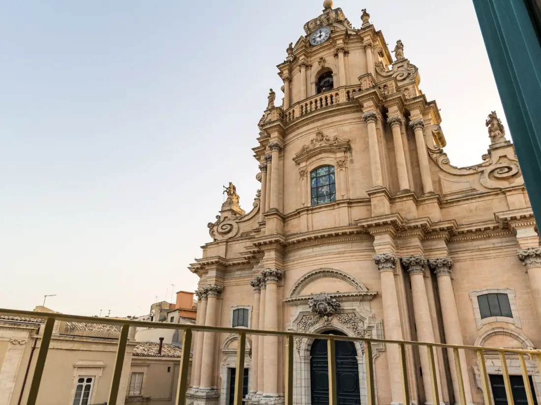 Résidence Ettore, Wohnung mit Blick auf die Kathedrale von Ibla