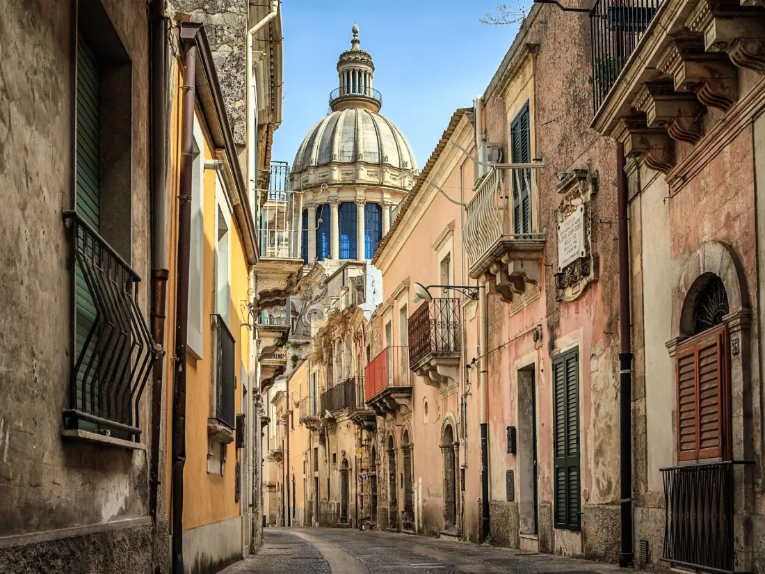 Résidence Ettore, Wohnung mit Blick auf die Kathedrale von Ibla