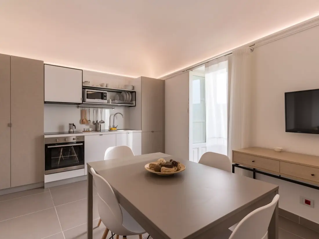 Résidence Großes Appartement in Ragusa mit Kleinem Balkon