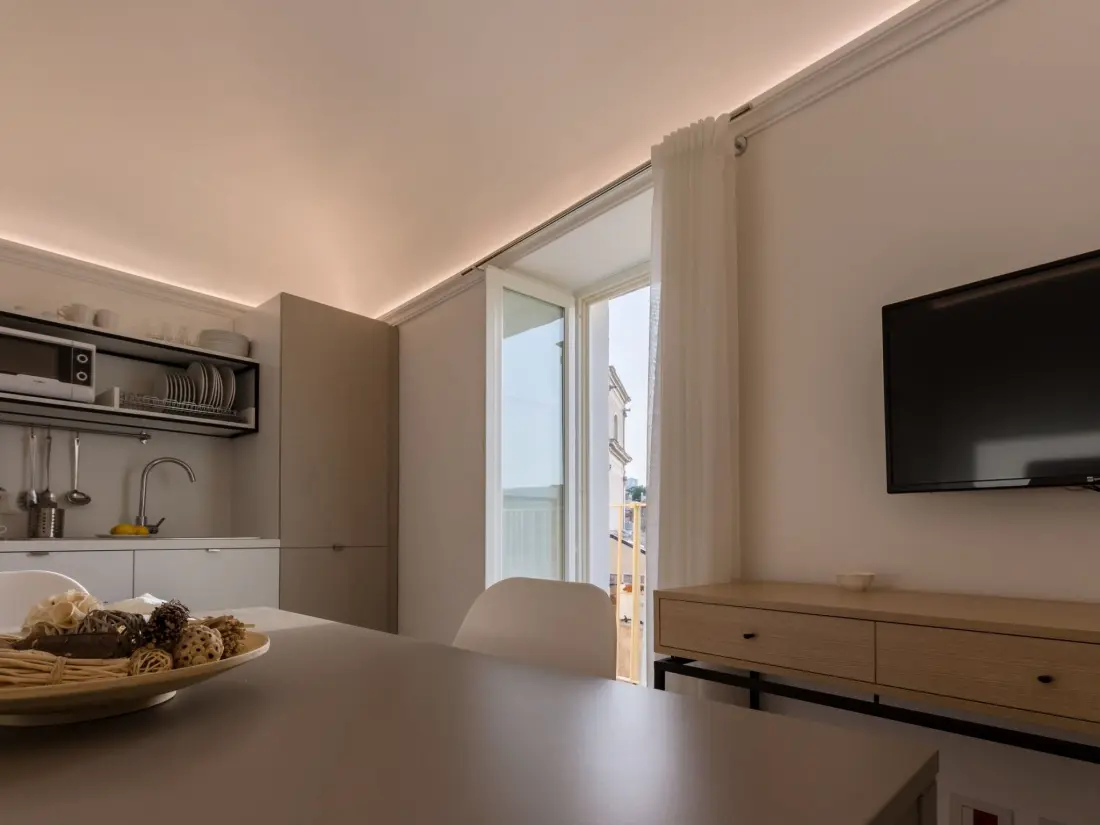 Résidence Großes Appartement in Ragusa mit Kleinem Balkon