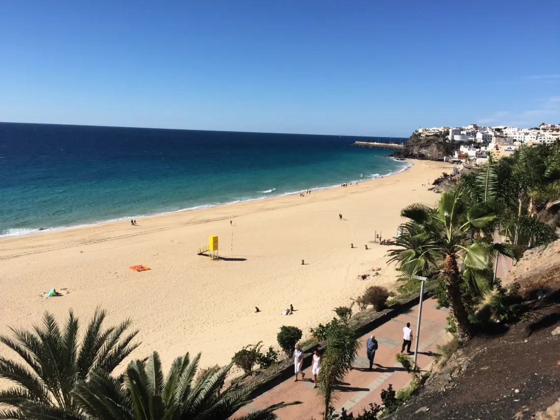 Résidence Strandnahe Ferienwohnung in Morro Jable mit Garten