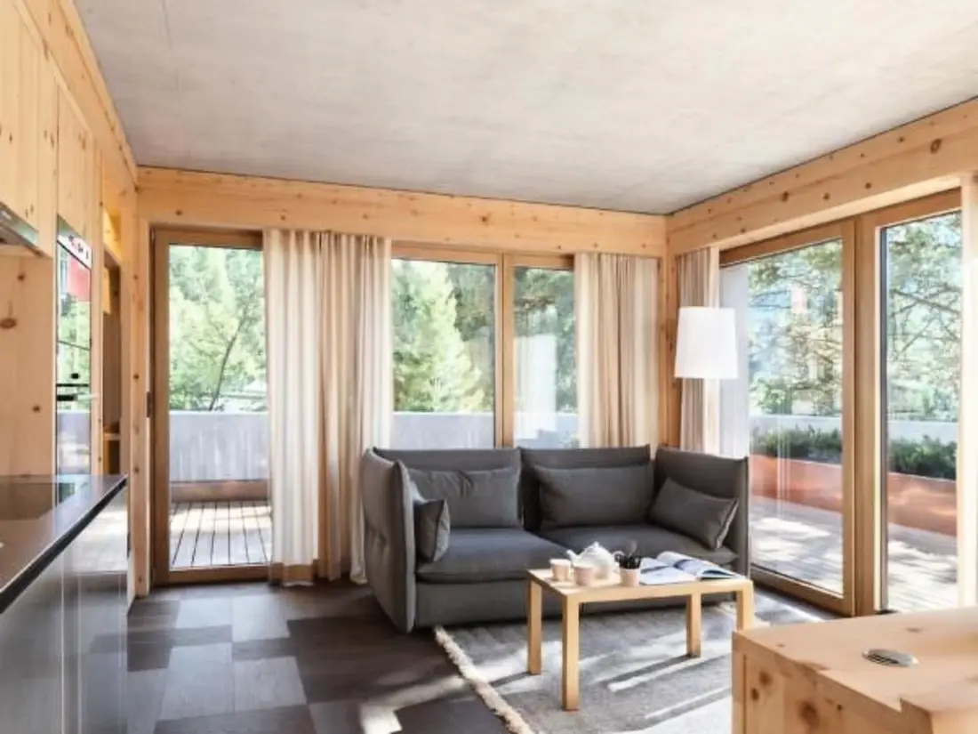Résidence Alpine Lodge 2-Bett-Wohnung Chesa al Parc /  "Be