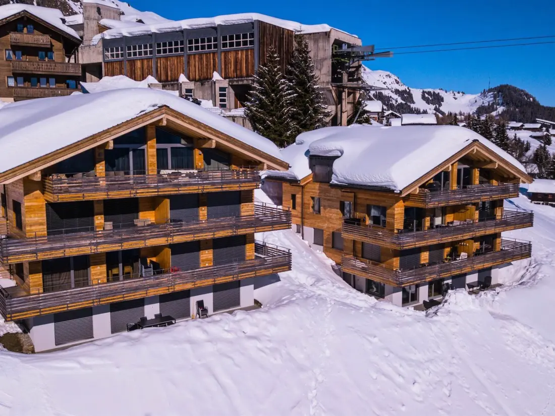 Résidence Apartmenthaus Riederhoru A 1. OG Ost Appartement/Fewo, Dusche und Bad, WC, 2 Sch