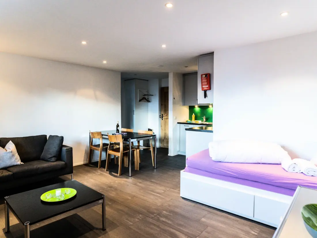Résidence Sportina 22 2. OG Süd Appartement/Fewo, Dusche, WC