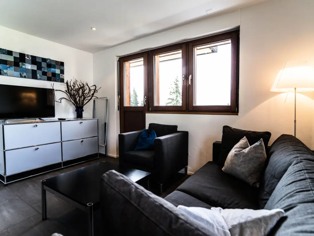 Résidence Sportina 33 3. OG Süd-West Appartement/Fewo, Dusche und Bad, WC