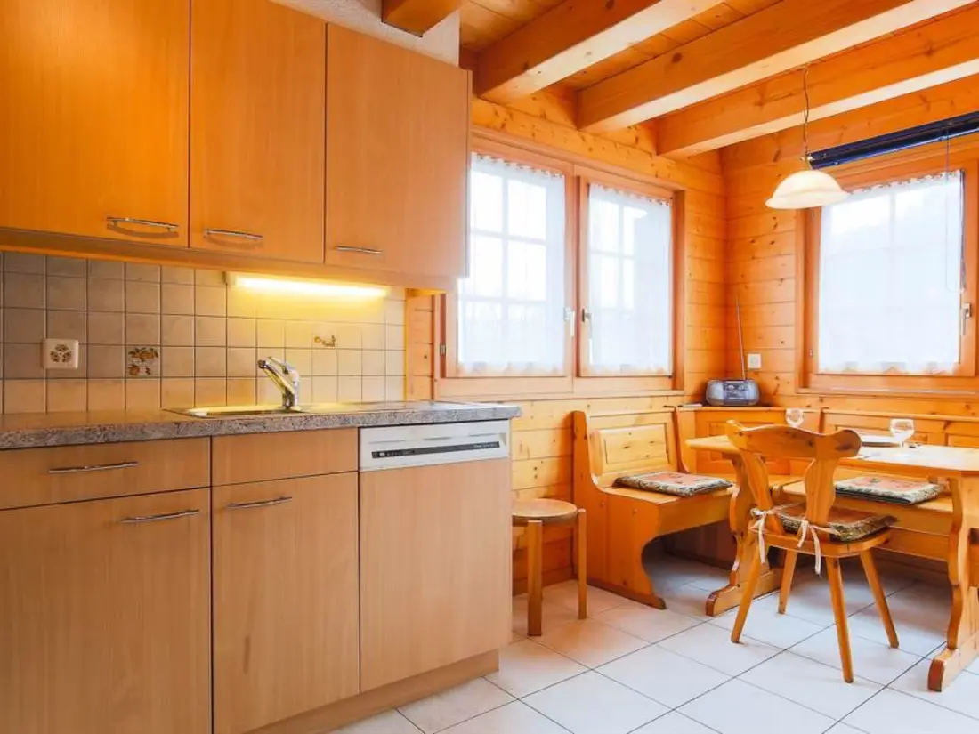 Résidence Stubulti Appartement/Fewo, Dusche und Bad, WC 3 1/2 Zimmerwohnung, 4-Betten