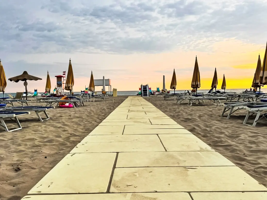 Résidence Flacher Strand und Zentrum, Privatparkplatz