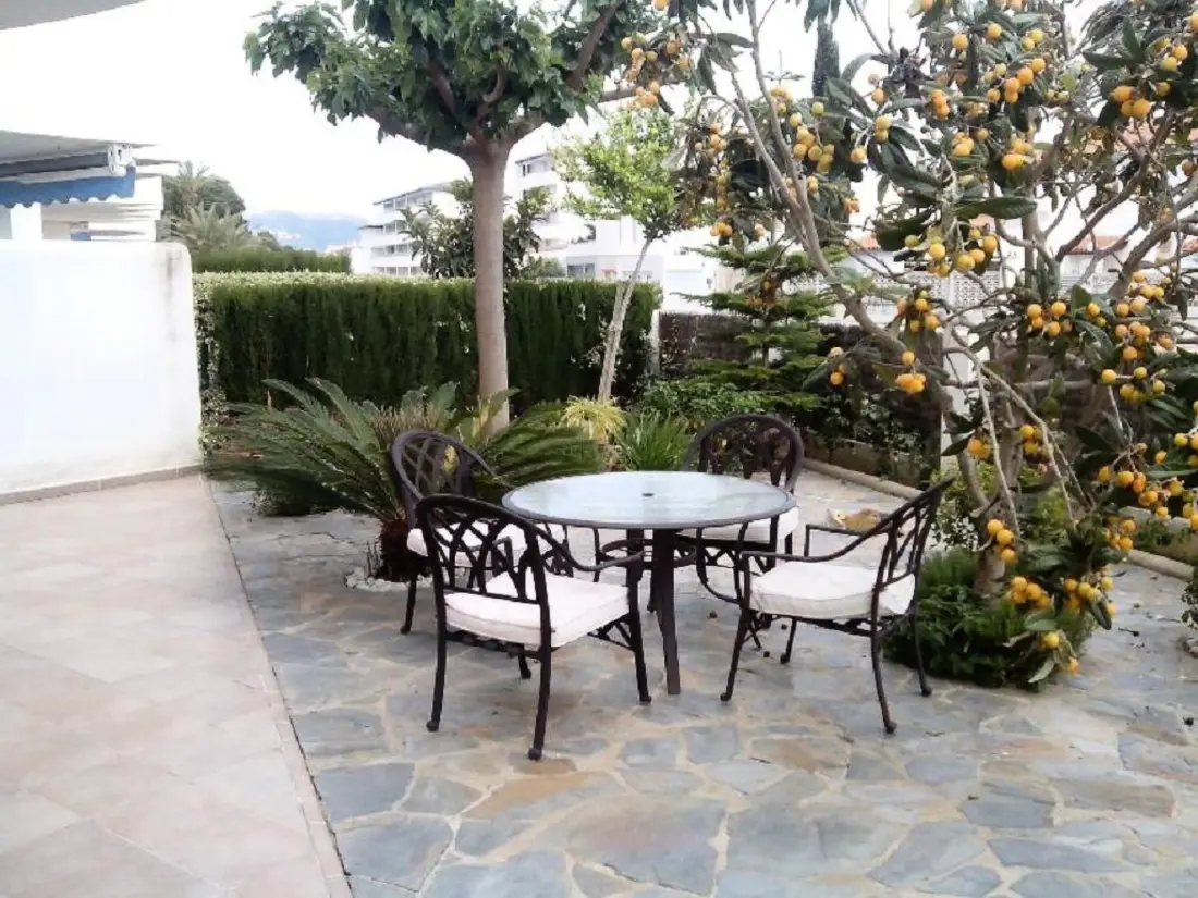 Résidence Wohnung mit privatem Garten am Strand