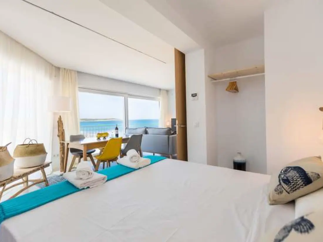 Résidence Tolle Wohnung in S'illot-Cala Morlanda mit Terrasse