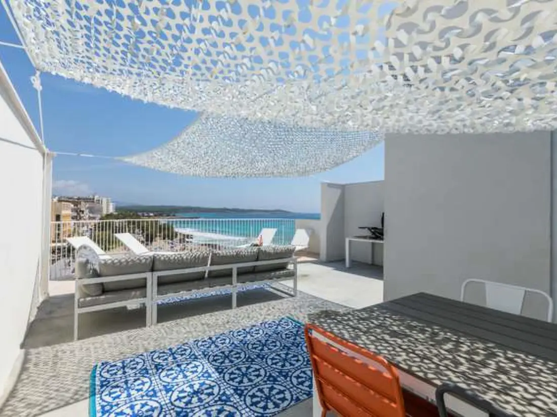 Résidence Tolle Wohnung in S'illot-Cala Morlanda mit Terrasse