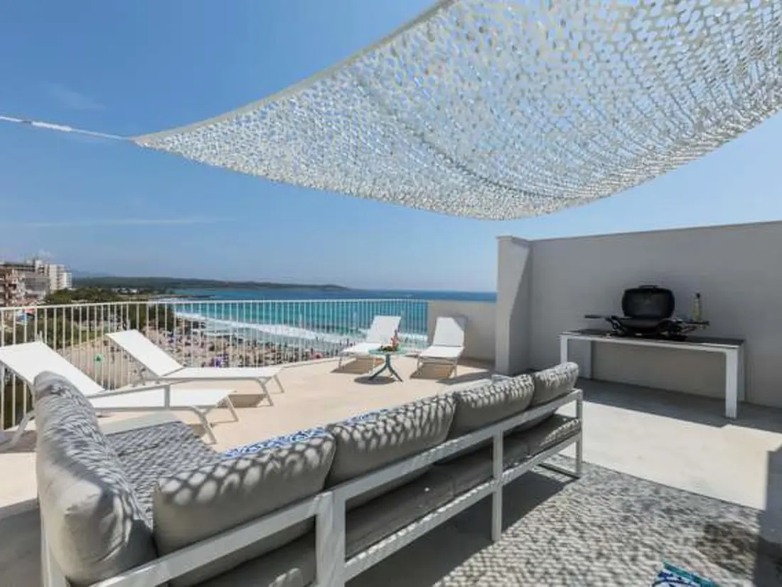 Résidence Tolle Wohnung in S'illot-Cala Morlanda mit Terrasse