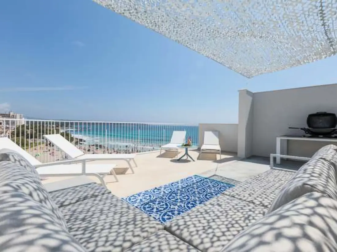 Résidence Tolle Wohnung in S'illot-Cala Morlanda mit Terrasse
