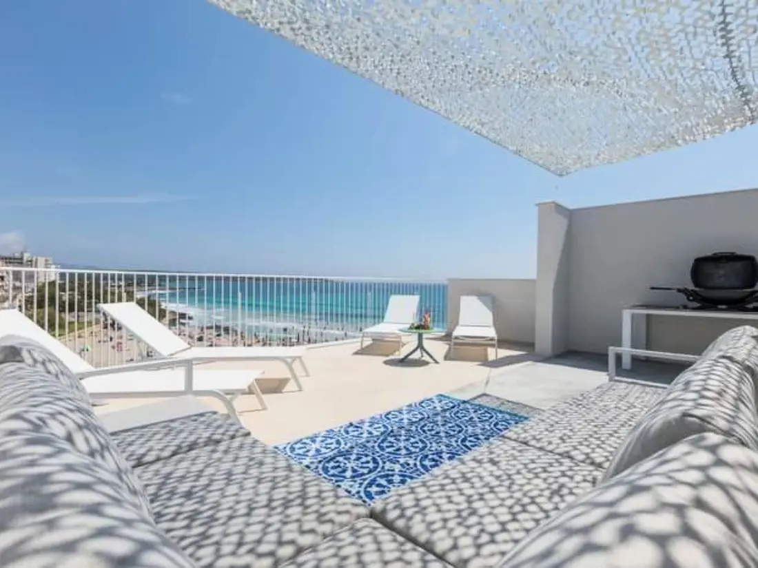 Résidence Tolle Wohnung in S'illot-Cala Morlanda mit Terrasse