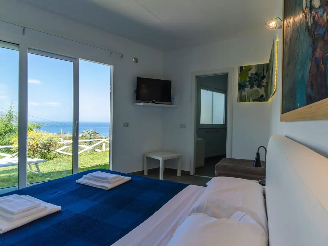 Résidence Wohnung mit Meerblick, Balkon und Pool