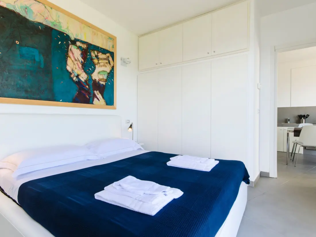 Résidence Wohnung mit Meerblick, Balkon und Pool