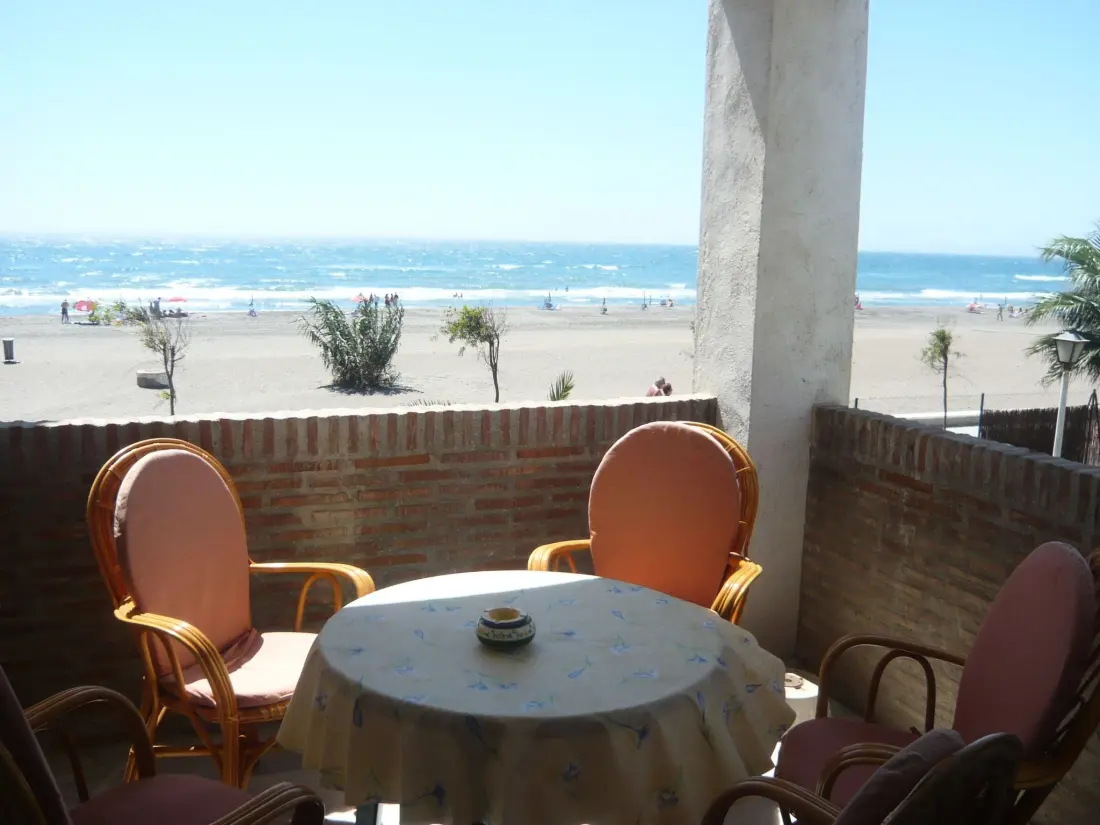 Résidence Appartement in Torrox Costa mit Großem gemeinsamem Pool und Meerblick