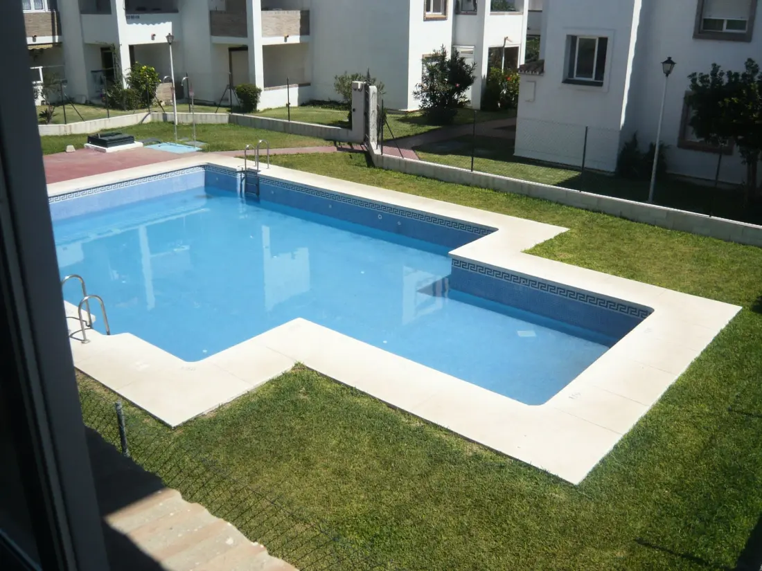 Résidence Appartement in Torrox Costa mit Großem gemeinsamem Pool und Meerblick