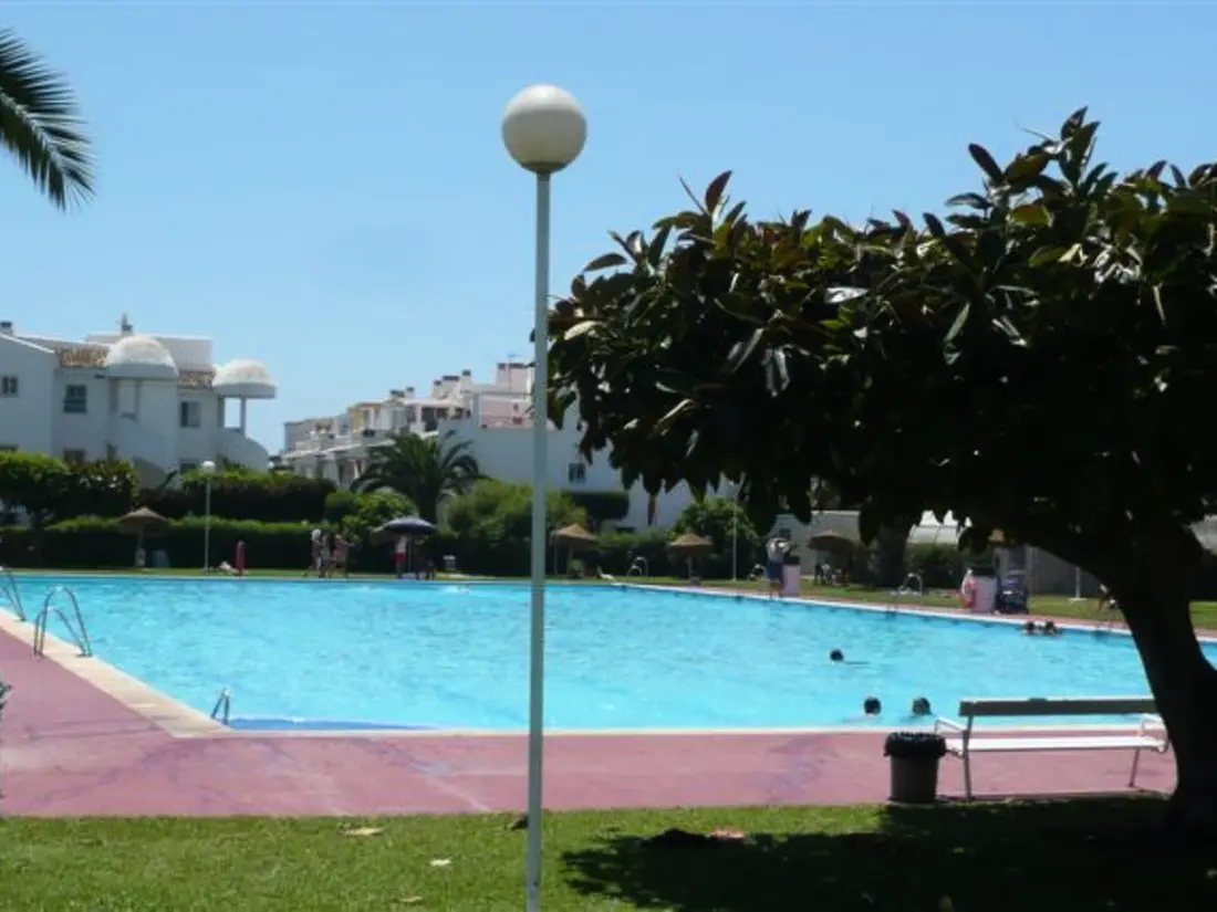 Résidence Appartement in Torrox Costa mit Großem gemeinsamem Pool und Meerblick