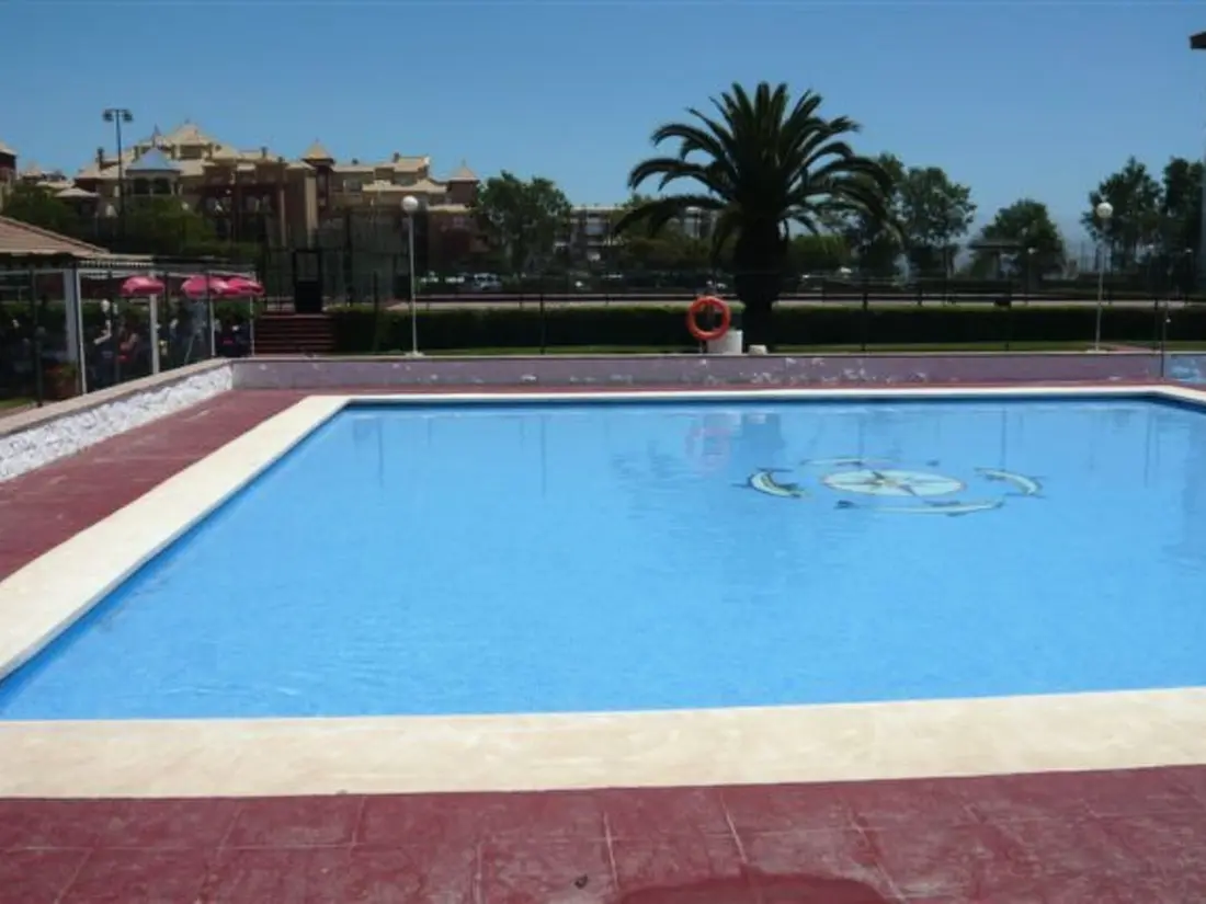 Résidence Appartement in Torrox Costa mit Großem gemeinsamem Pool und Meerblick