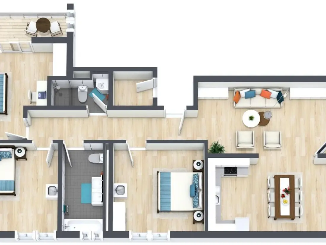Résidence Top Ferienwohnung Castor für 2-7 Personen