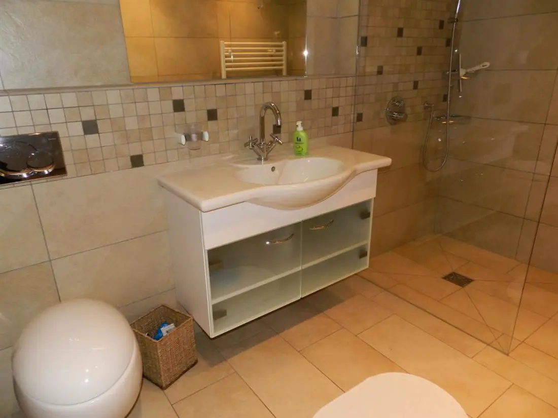 Résidence Gletscherblick, Chalet Appartement/Fewo, Dusche oder Bad, WC 10-Bettwohnung