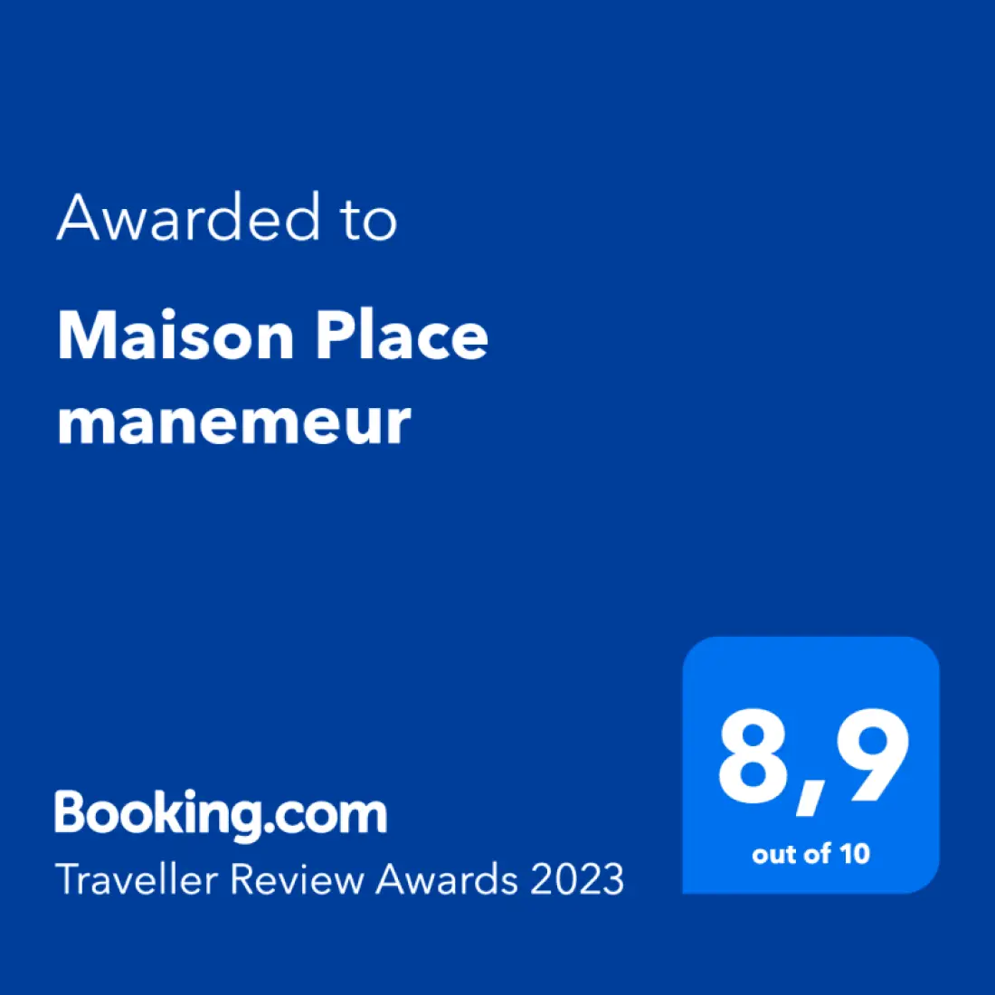 Résidence Maison Place Manemeur