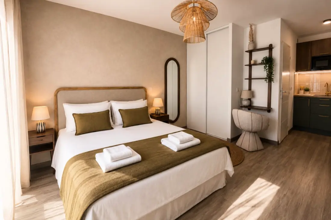L'oustaloun – Studio De Charme Avec Piscine &amp; Parking