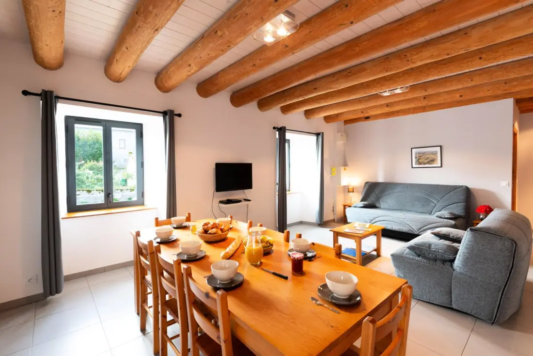 Gîte de France Gîte de france 6/10 personnes à la ferme lionnet 3 épis