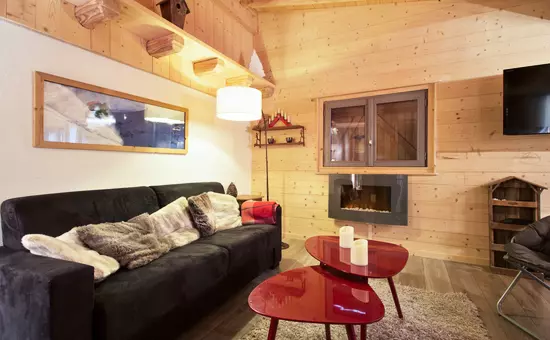 Studio design ambiance montagne à l'Alpe d'Huez - maeva Home