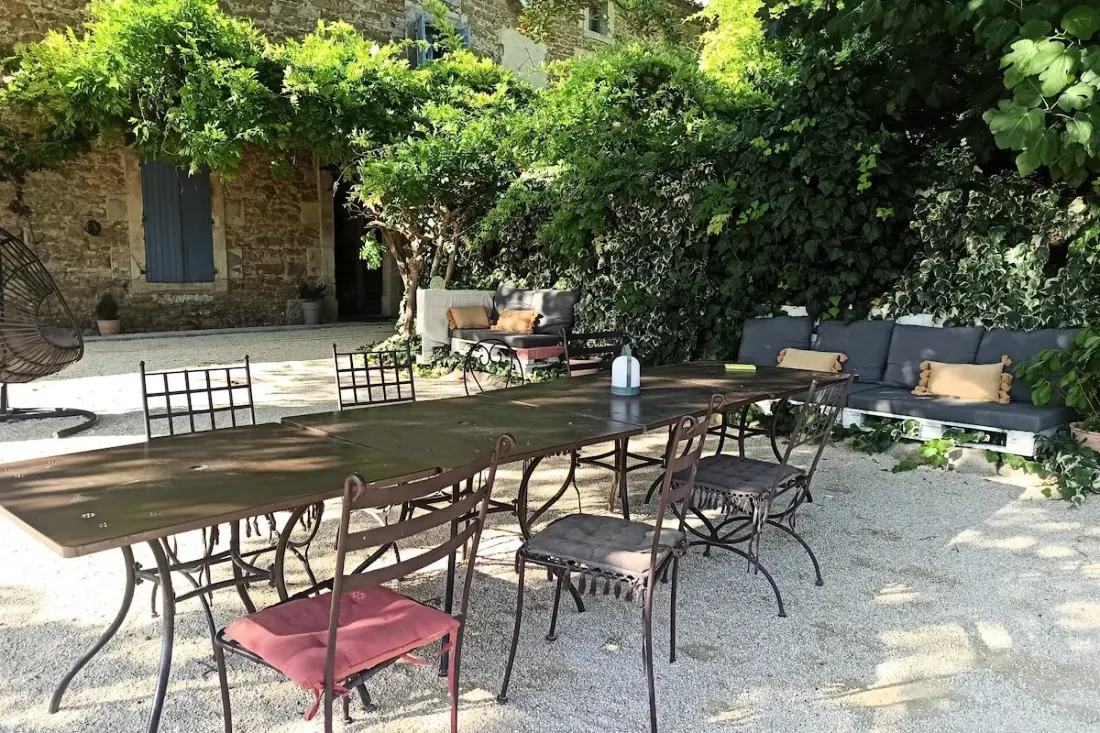 84b7 - Logement Dans Mas De Charme Du Xviiième Siècle