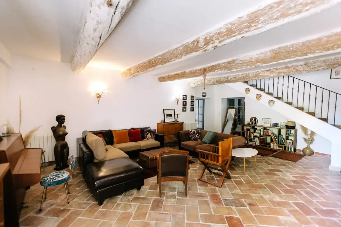 84b7 - Logement Dans Mas De Charme Du Xviiième Siècle