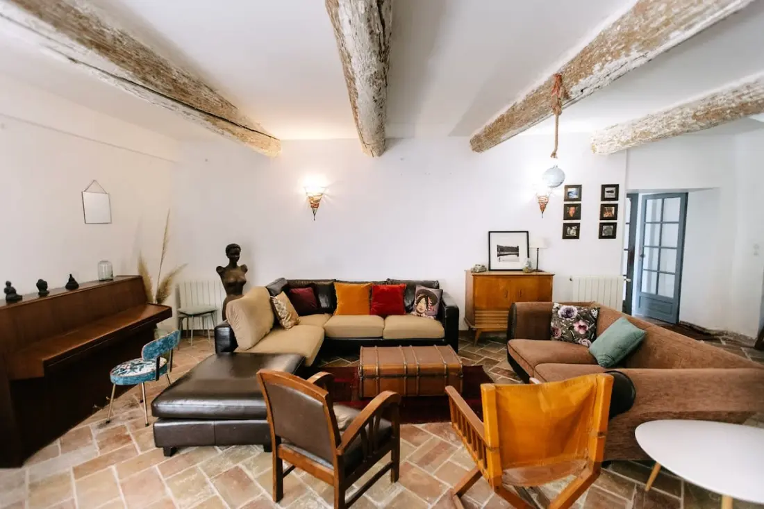 84b7 - Logement Dans Mas De Charme Du Xviiième Siècle
