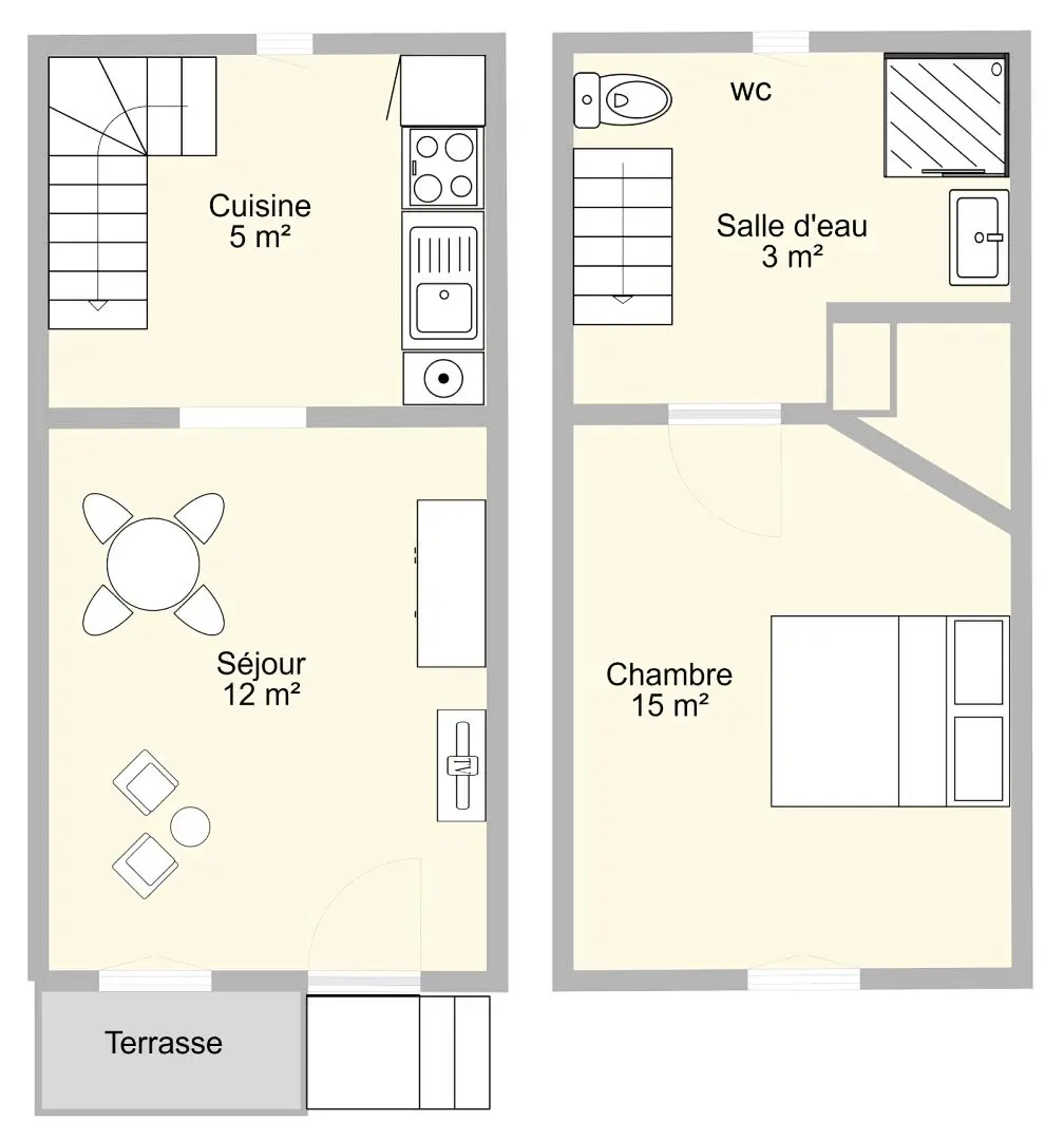 Gîte de France Tata thérèse 2 épis