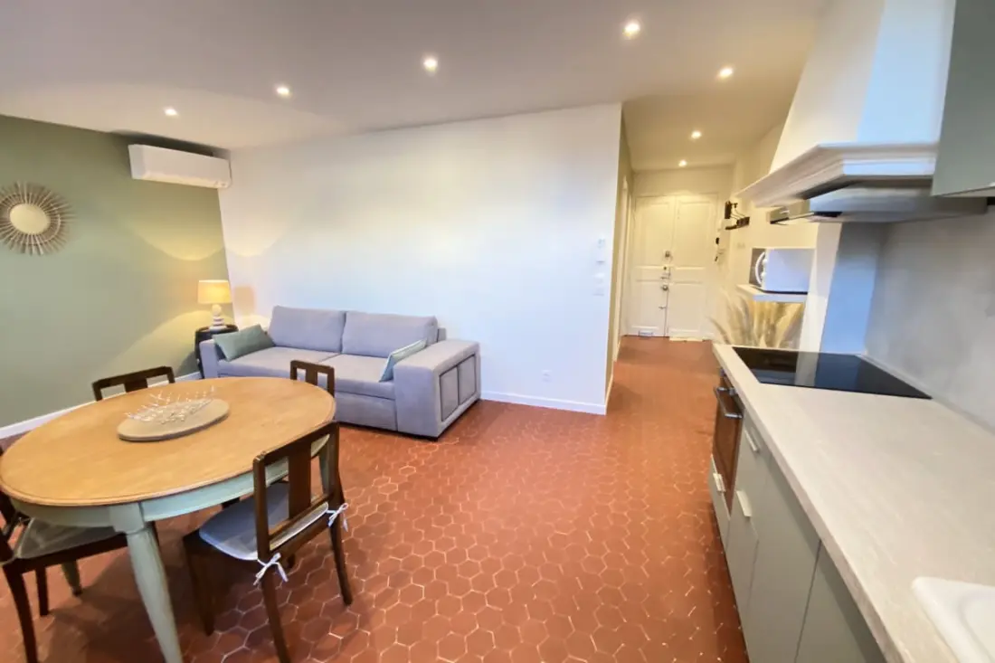 06cf : Bel Appartement Rénové Vieil Antibes