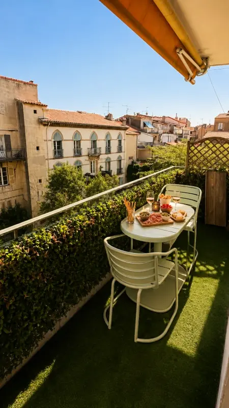 Résidence Appartement Lumineux Au Cœur Du Vieil Antibes Avec Balcons