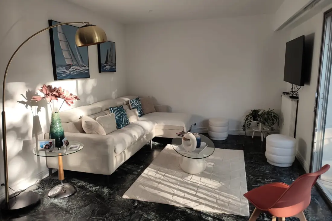 Résidence Appartement Tout Neuf Vue Mer Avec 2 Chambres Dans Antibes