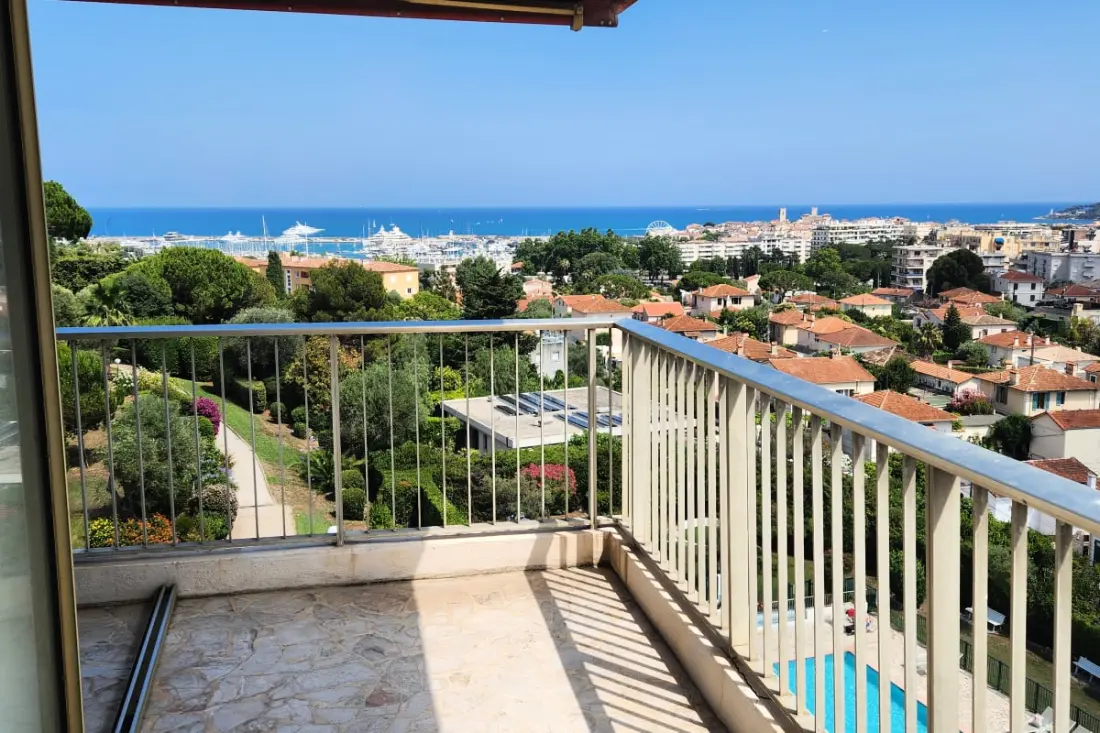 Résidence Magnifique 3p Avec Vue Mer, Balcon Et Piscine
