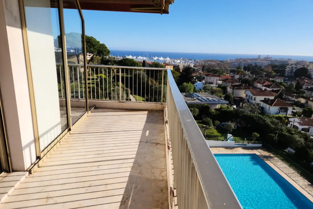Résidence Magnifique 3p Avec Vue Mer, Balcon Et Piscine