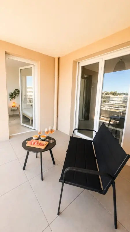 Résidence T2 Neuf Avec Terrasse, Parking Privé Et Wi-fi – Antibes