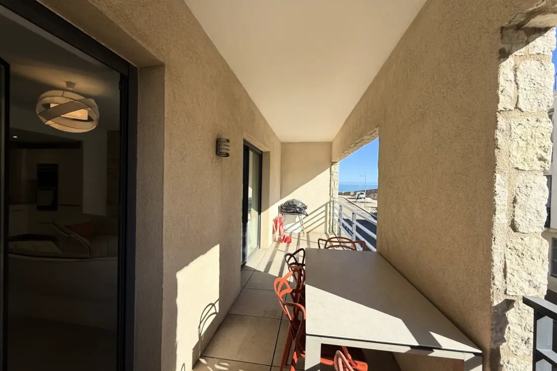 Superbe Appart 4 Pers – Vue Mer &amp; Terrasse – Parking Privé – Remparts