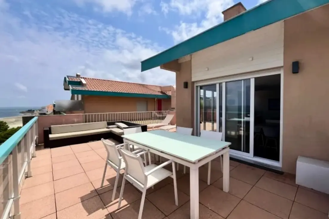 Eugénie - Terrasse &amp; Horizon Bleu-duplex Vue Mer à Arcachon