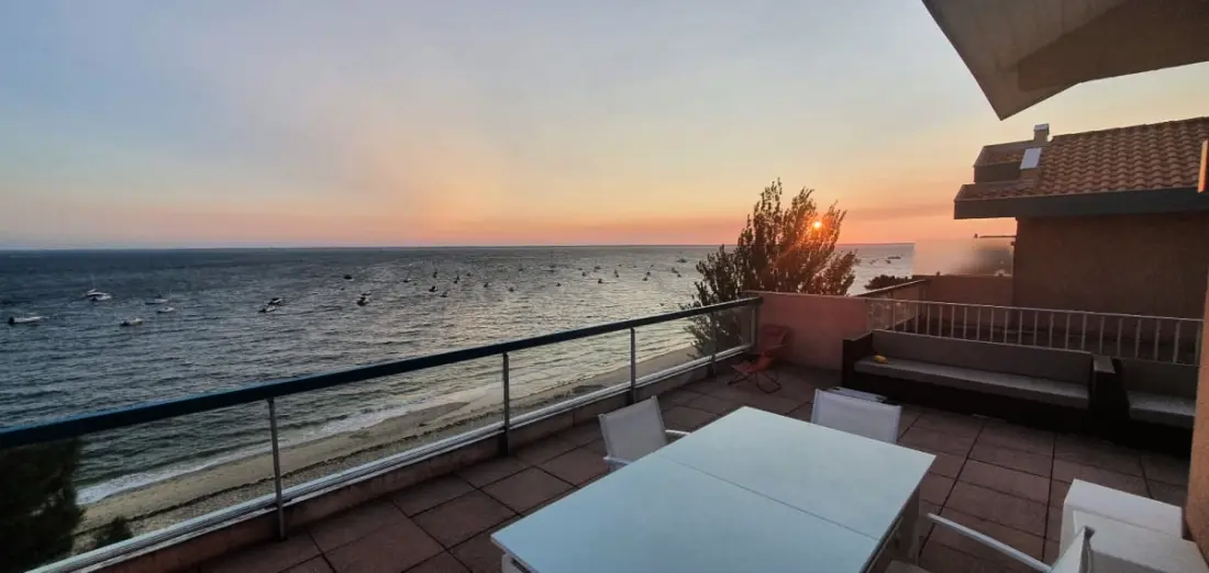 Eugénie - Terrasse &amp; Horizon Bleu-duplex Vue Mer à Arcachon