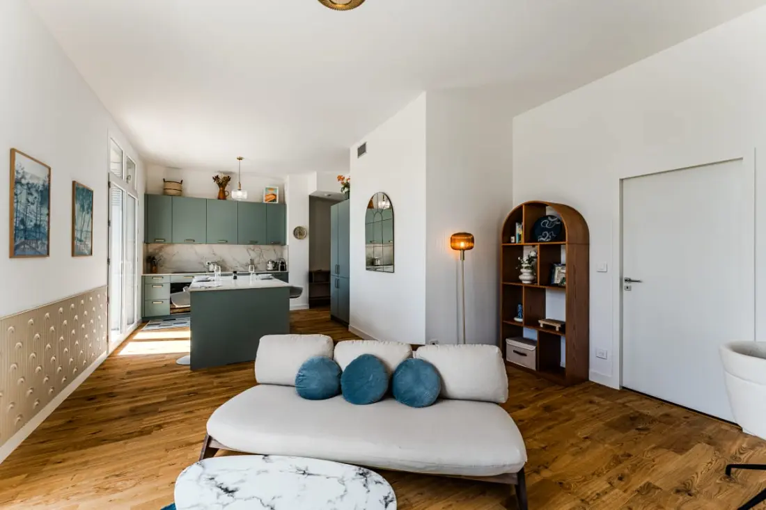 L'Écrin Lumineux Avec Double Balcon -