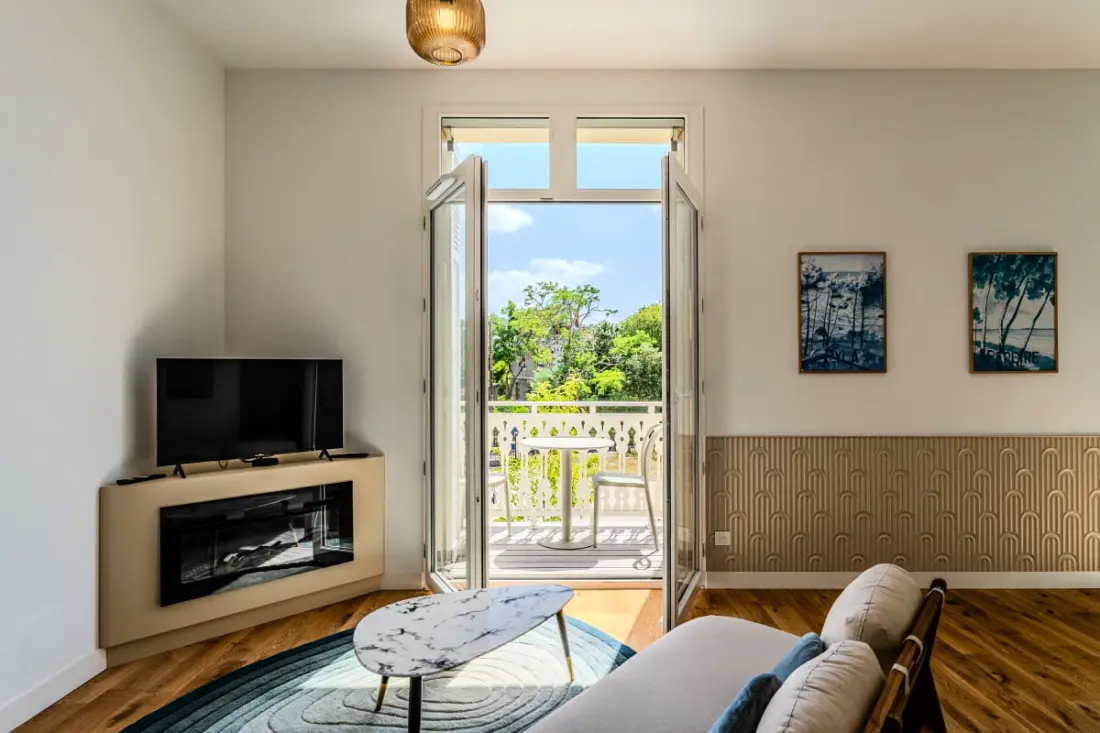 L'Écrin Lumineux Avec Double Balcon -