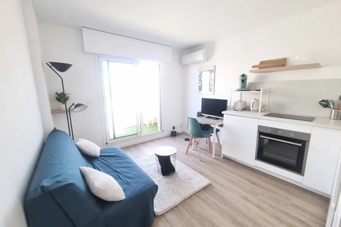 Studio Climatisé Avec Balcon Au Cœur D'arcachon