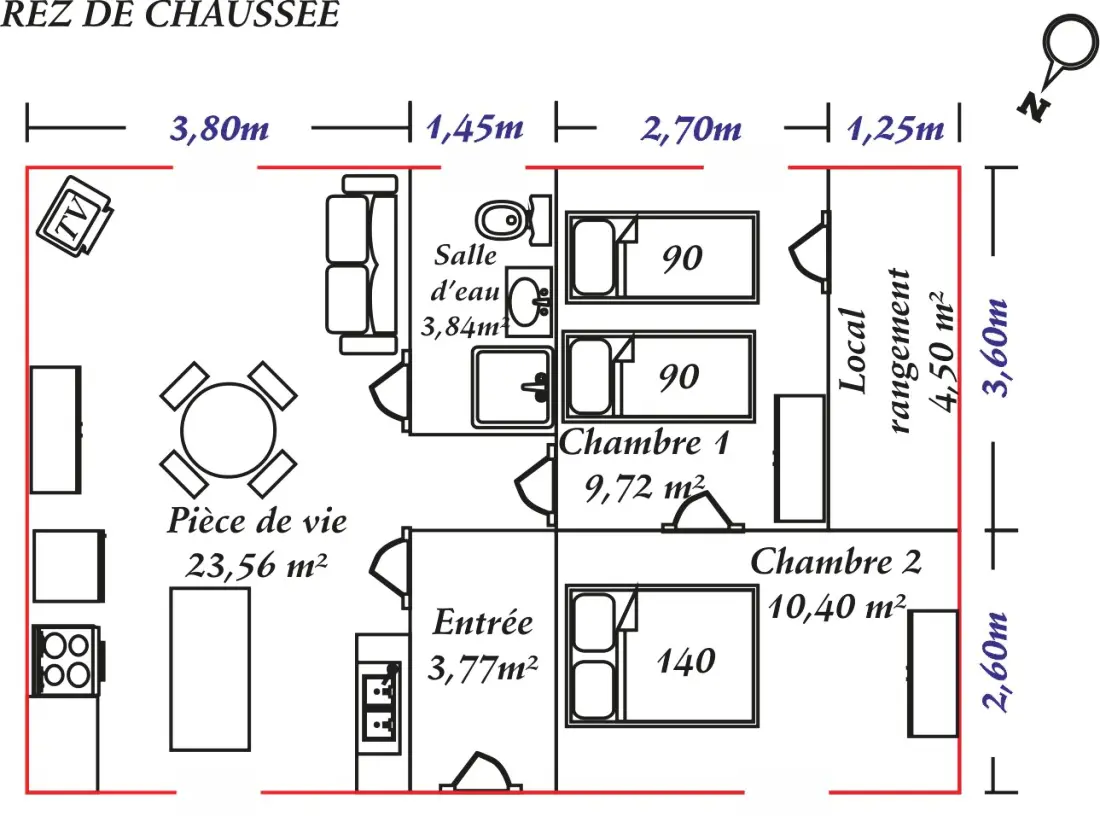 Gîte de France Gîtes de france® - tout va bien 2 épis