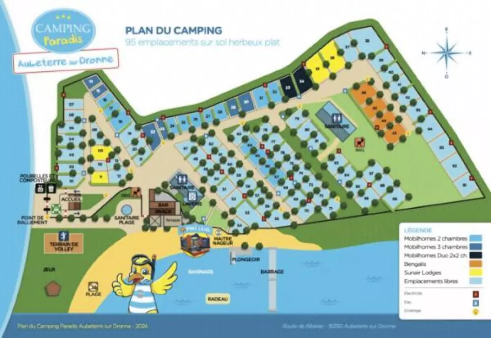 Camping Paradis Aubeterre-sur-Dronne 31 étoiles★