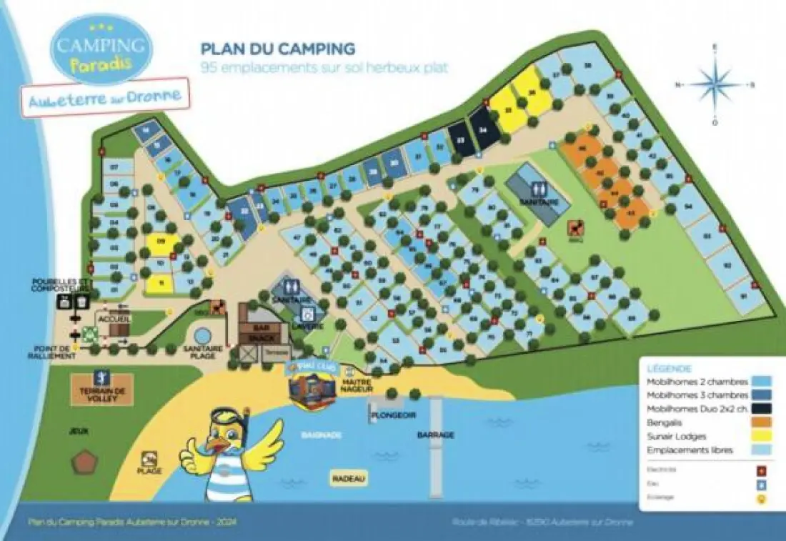 Camping Paradis Aubeterre-sur-Dronne 3 étoiles★★★