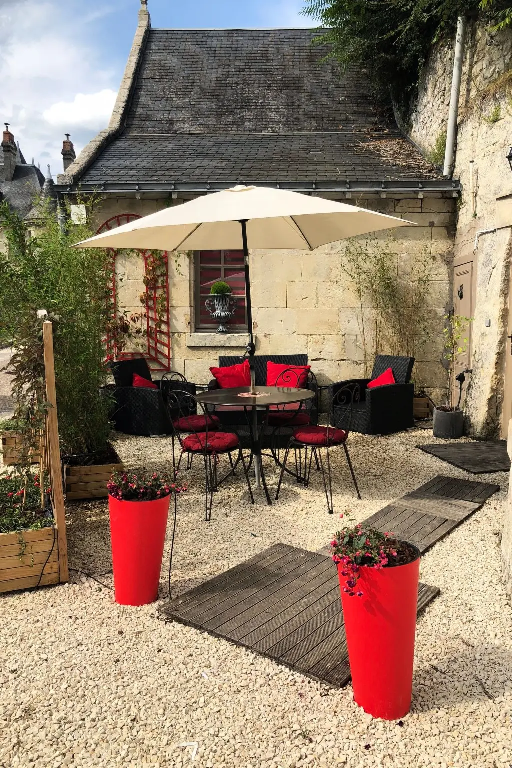 Résidence Cottage de la tour duplex 100m2 mit Pool Azay le rideau