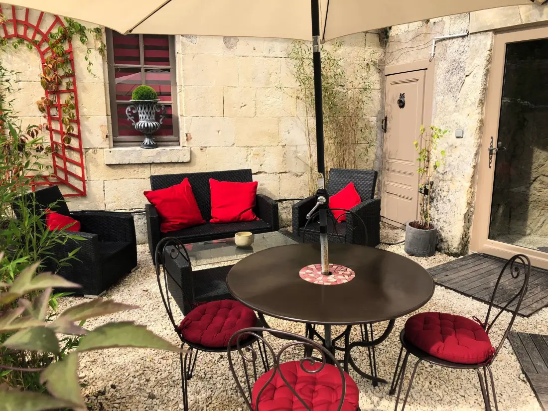 Résidence Cottage de la tour duplex 100m2 mit Pool Azay le rideau